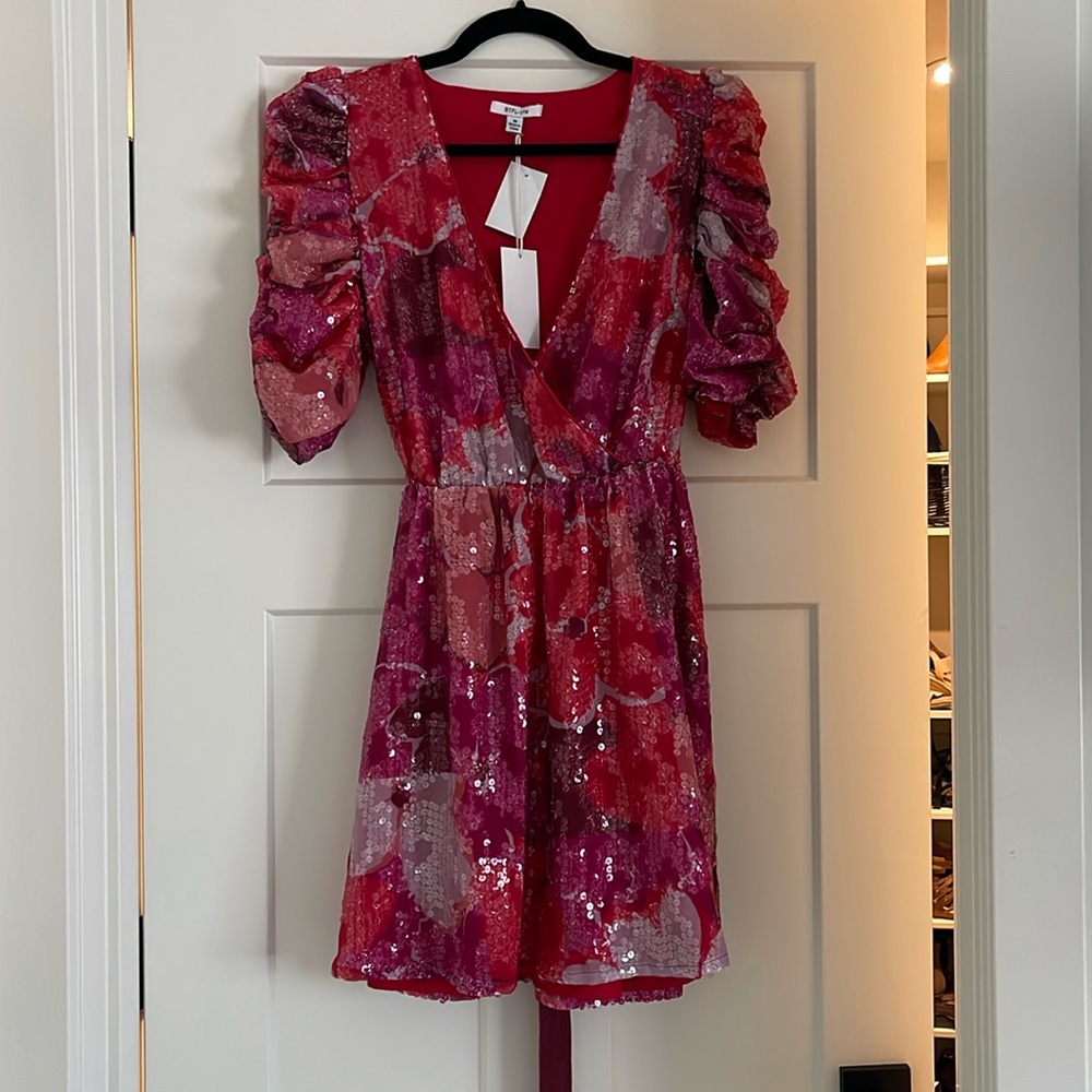 BTFL-Life cocktail dress. Color Red. Size Medium. Never worn. Still has tags.